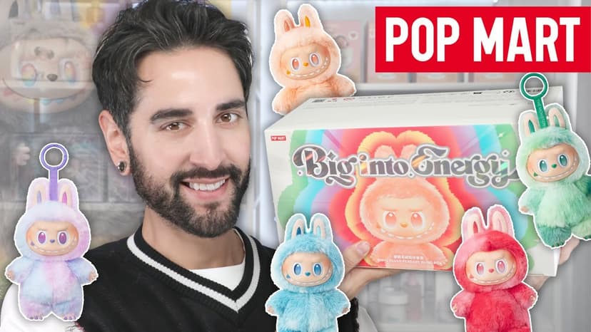 LABUBU - Big Into Energy FULL SET Unboxing! POPBOXSS Blind Box 💜