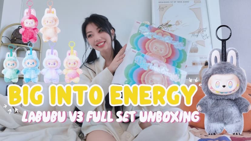 Unboxing Labubu Big Into Energy V3 Blind Boxes | TWO full set unboxing - PART 1