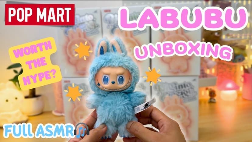 Pop Mart LABUBU Big Into Energy Blind box Unboxing Relaxing Cozy ASMR